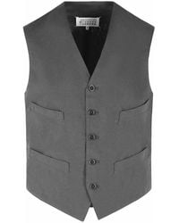 Maison Margiela - Cotton And Silk Vest - Lyst