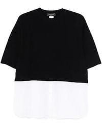 Fabiana Filippi - Cotton Popelibe Detail Sweater - Lyst