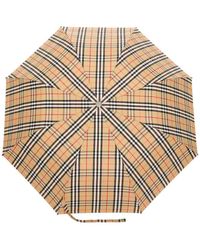 Burberry - Vintage Check Folded Umbrella - Lyst