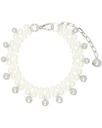 Simone Rocha - Double Bell Charm And Pearl Necklace - Lyst