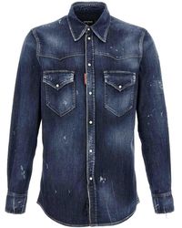 DSquared² - Fashion Western' Shirt - Lyst