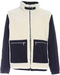 KARL LAGERFELD - Reversible Teddy Tecnical Jacket - Lyst