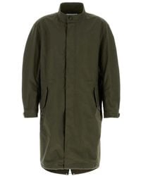 Givenchy - Logo Printed Funnel Neck Parka - Lyst