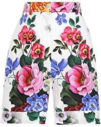 Dolce & Gabbana - Floral Shorts - Lyst