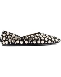 KHAITE - Jane Flat With Studs - Lyst