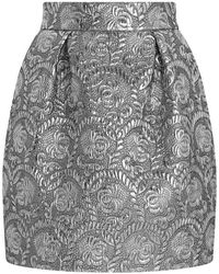 Dolce & Gabbana - Brocade-Effect Mini Skirt - Lyst
