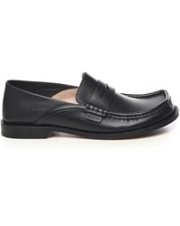 Loewe - Campo Flap Back Loafers - Lyst