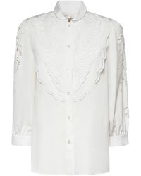 Valentino Garavani - Embroidered Poplin Shirt - Lyst