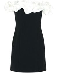 ROTATE BIRGER CHRISTENSEN - Mini Dress With Ruffles - Lyst