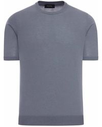Nome - Crew Neck Cotton Knitted T-Shirt - Lyst