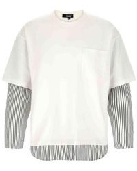 Comme Des Garcons Hommes Plus - Shirt Insert T-Shirt - Lyst