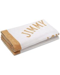 Jimmy Choo - Logo Cotton Beach Towel - Lyst