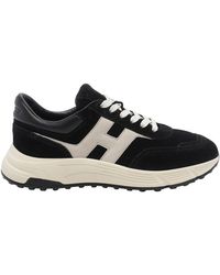 Hogan - Hyperlight Suede Leather Trainers With Chunky Sole - Lyst