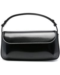 Courreges - Sleek Leather Shoulder Bag - Lyst