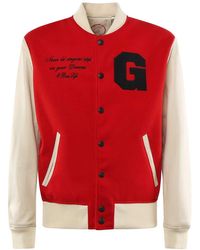 Giuliano Galiano - Varsity Bomber Jacket - Lyst