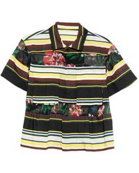 Sacai - Pattern Mix Shirt - Lyst