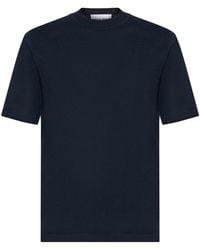 EMERSON RENALDI - Crew Neck Short-Sleeve Sweater - Lyst