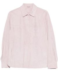 DESA NINETEENSEVENTYTWO - Leather Shirt Jacket - Lyst