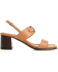 Ferragamo - Gancini Ornament Sandal - Lyst