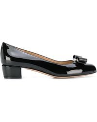 Ferragamo - Vara Bow Patent Pumps - Lyst