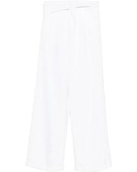 DARKPARK - Gaia Wide-Leg Belted Tencel Denim - Lyst