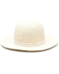 Borsalino - Violet Crochet Panama Hat - Lyst