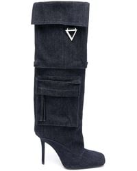 The Attico - Sienna Tube Boots 105Mm Heels - Lyst