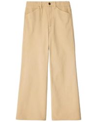Lemaire - Flared Five-Pocket Pants - Lyst