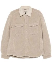 Save The Duck - Vadim Fleece Shirt Jacket With Cord Collar - Lyst