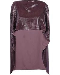 Alberta Ferretti - Paillettes Su Jersey Cape - Lyst