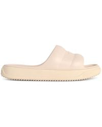 Moncler - Altive Ivory Rubber Slides - Lyst