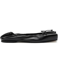 Jacquemus - Leather Square-Toe Ballet Flats - Lyst