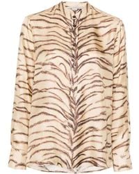Stella McCartney - Tiger-Print Shirt - Lyst