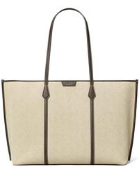 Tory Burch - Perry Canvas Tote Bag - Lyst