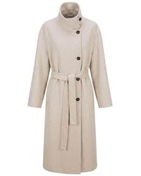 Brunello Cucinelli - Single-Breasted Belted Coat - Lyst