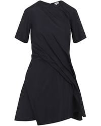 Loewe - Silk Blend Twisted Mini Dress - Lyst