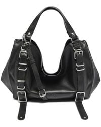 DIESEL - Faux Leather Bag With Pleated Design - Lyst