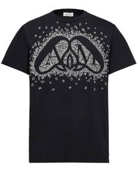 Alexander McQueen - Exploded Charm Cotton T-shirt - Lyst
