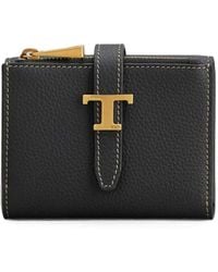 Tod's - Tri-Fold Leather Wallet - Lyst
