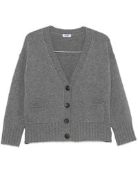 Base London - Wool V-Necked Cardigan - Lyst