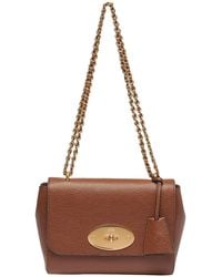 Mulberry - Leather Bag With Turn Lock Closure - Lyst