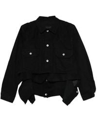 Sacai - Layered Denim Jacket - Lyst