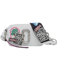 Marc Jacobs - The Camp Patchwork Denim Snapshot Bag - Lyst