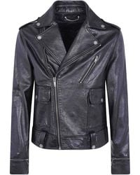 Golden Goose - Golden M's Jacket Chiodo Nappa Waxed - Lyst