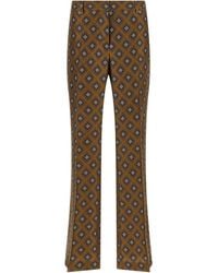 Alberto Biani - Tie-Print Pants - Lyst