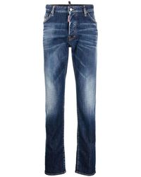 DSquared² - Skinny Cut Indigo Jeans - Lyst