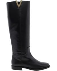 Via Roma 15 - V Leather Boots - Lyst