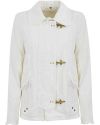 Fay - Cotton Twill 3-Hook Jacket - Lyst