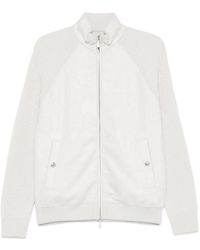 Eleventy - Full Zip Jacket Sand And Lt - Lyst