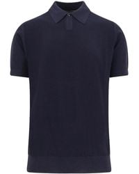 BOSS - Virgin Wool Polo Shirt - Lyst